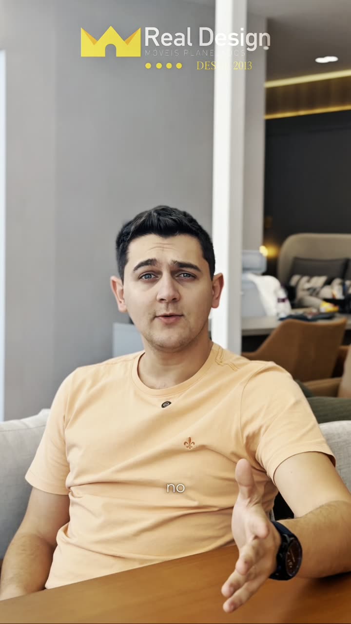 Thalles, da Real Design, apresentando a campanha de 13 anos com 13% de cashback